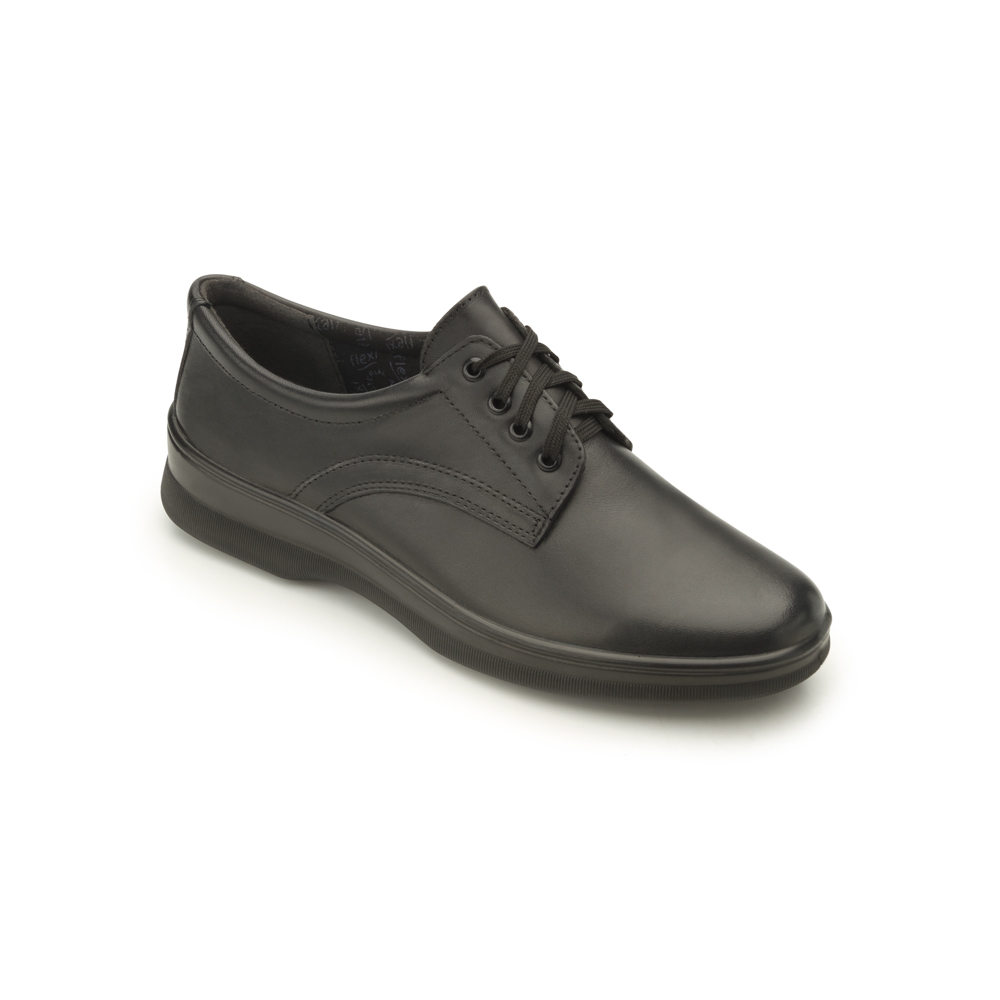 Flat De Servicio/Clínico Flexi Con Sistema De Mejor Agarre Para Mujer - Estilo 5807 Negro