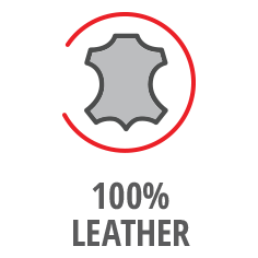 100% leather