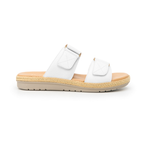 Women's Velcro Sandal Style 100222 White