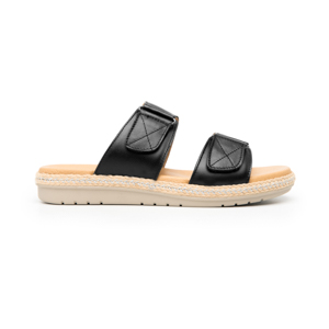 Women's Velcro Sandal Style 100222 Black