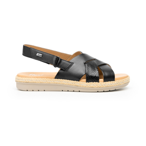 Women's Velcro Sandal Style 100224 Black