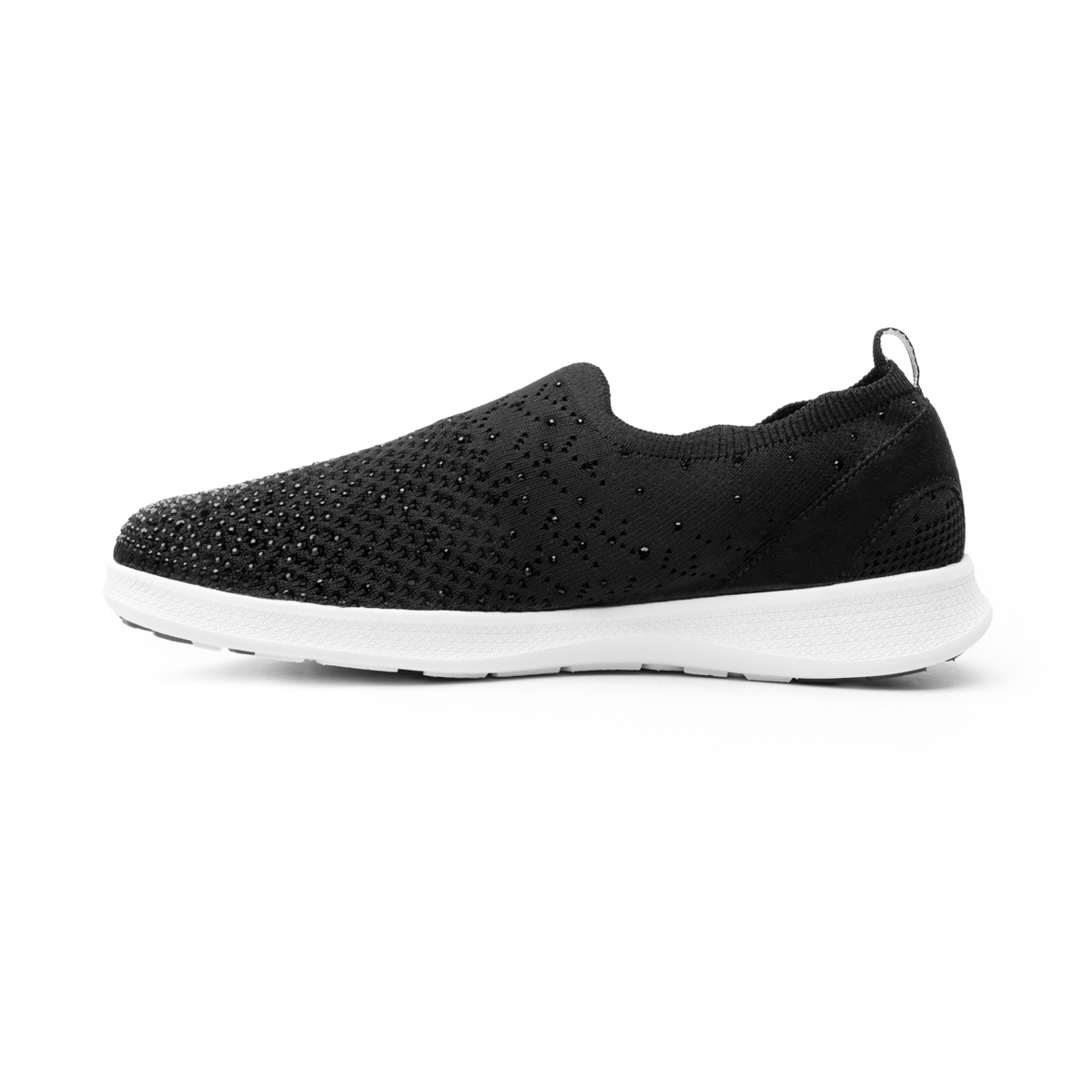 Slip On De Malla Flexi para Mujer con Suela Extra Ligera Estilo 101309 Negro