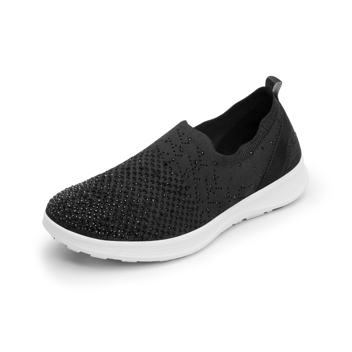 Slip On De Malla Flexi para Mujer con Suela Extra Ligera Estilo 101309 Negro