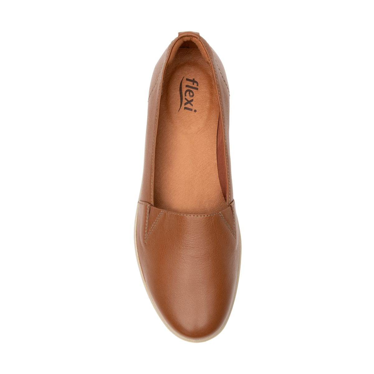 Slip On Casual Flexi para Mujer con Sistema Walking Soft Estilo 101905 Tan