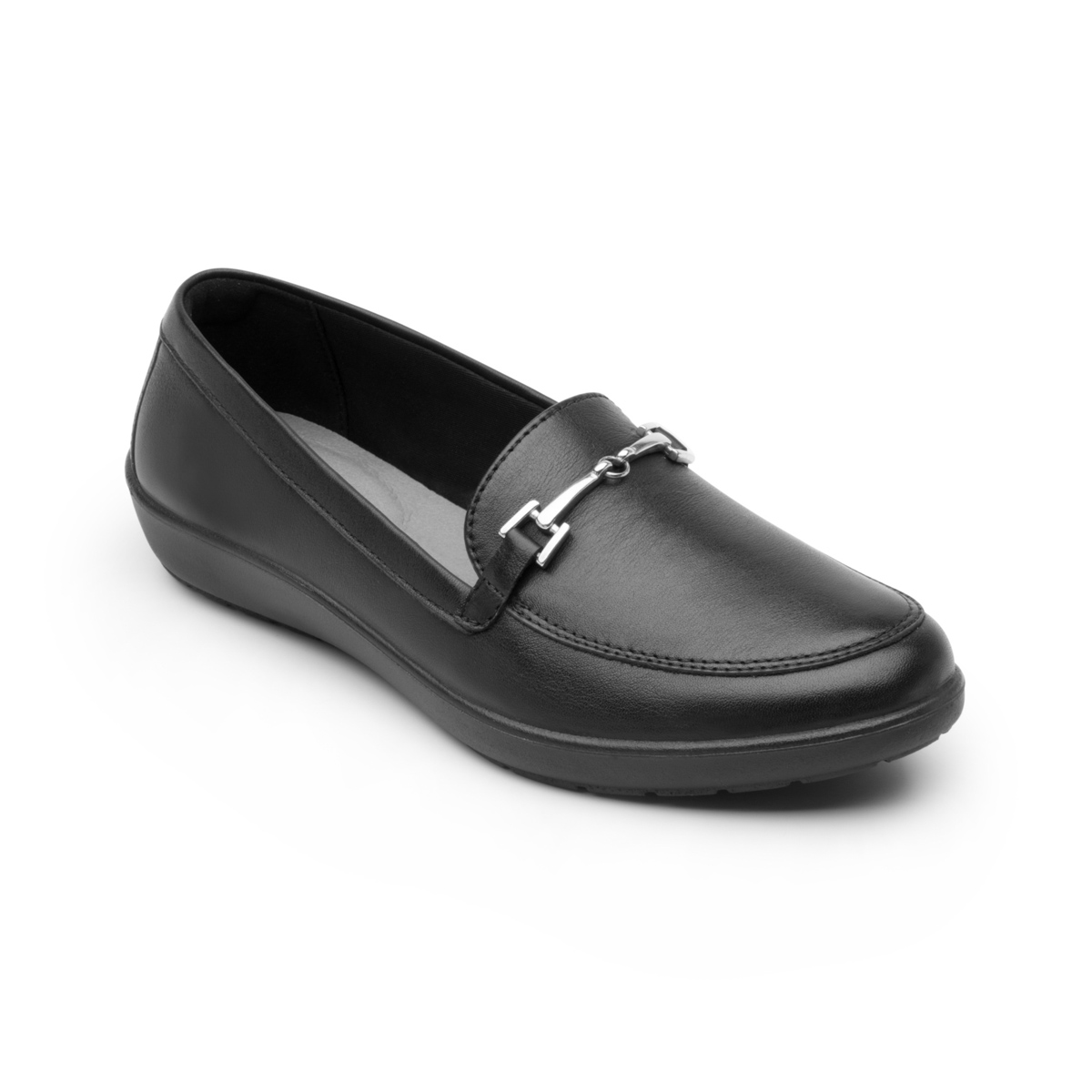 Mocasín Con Herraje Flexi para Mujer con Walking Soft Estilo 101908 Negro