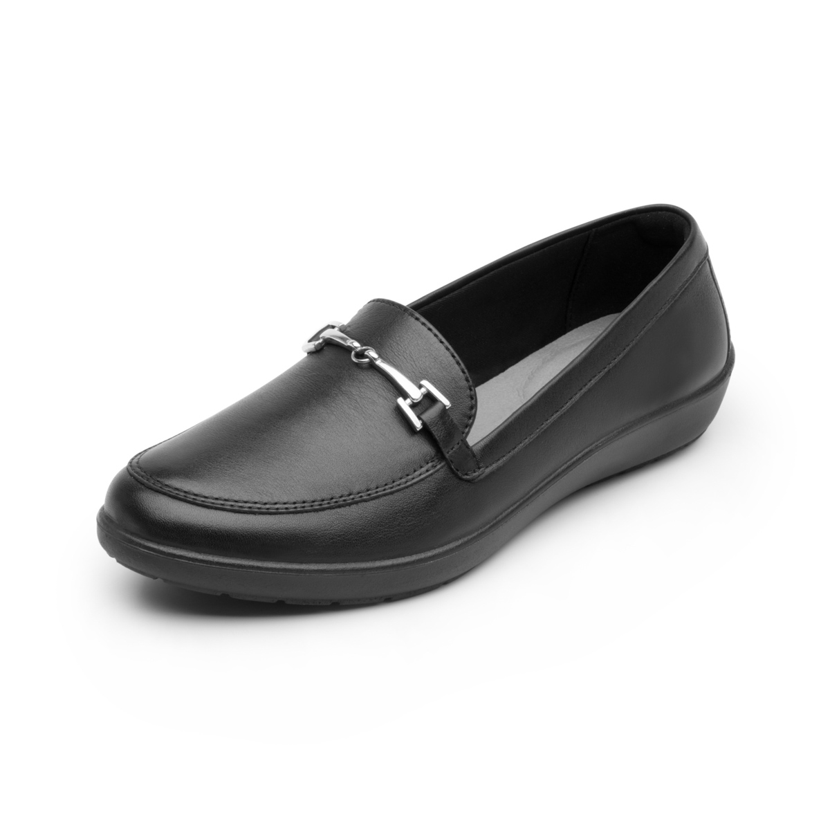Mocasín Con Herraje Flexi para Mujer con Walking Soft Estilo 101908 Negro