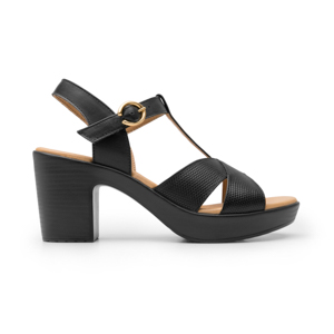 Women's Heeled Sandal Style 102917 Black