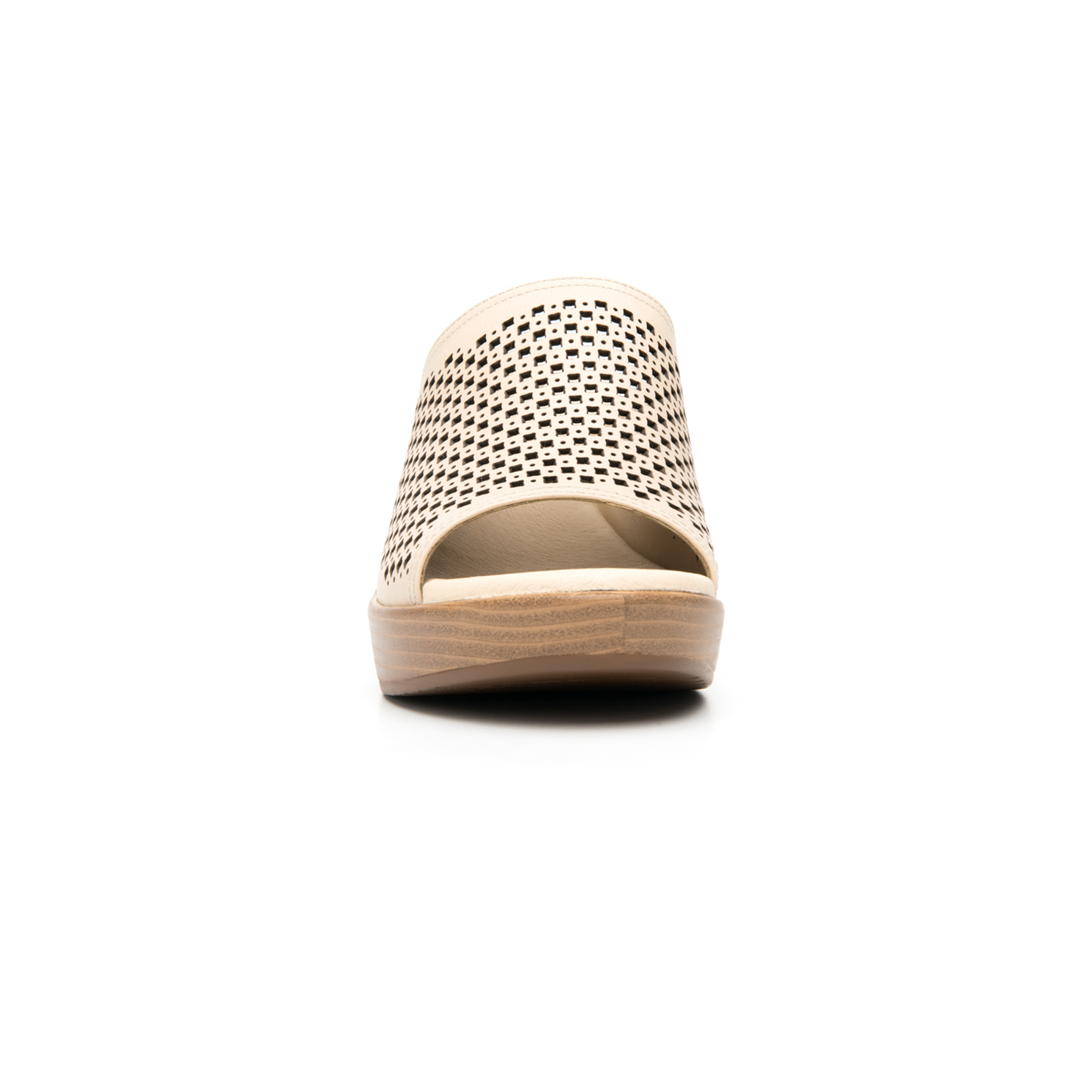 Sandalia De Tacón Flexi para Mujer con Acabado Tamporeado Estilo 102920 Beige
