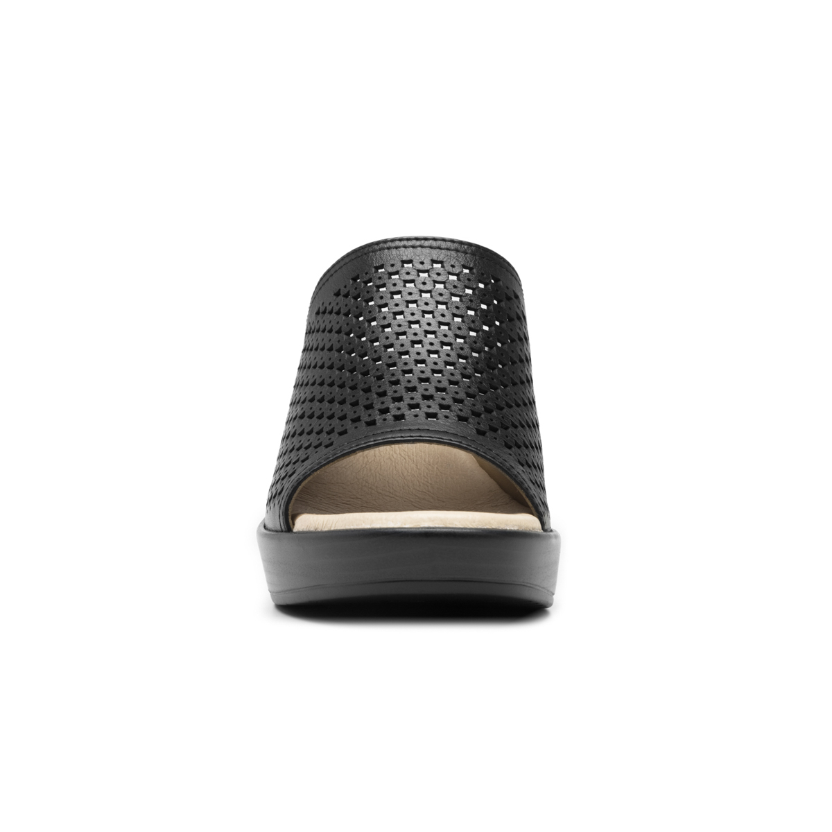 Sandalia De Tacón Flexi para Mujer con Acabado Tamporeado Estilo 102920 Negro
