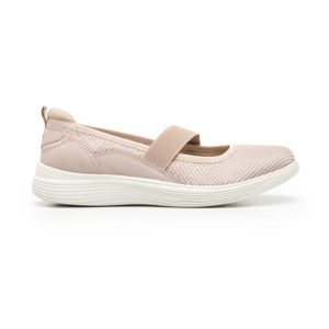 Women's Leather Ballet Flat with Extra Lightweight Sole Style 104913 Pink