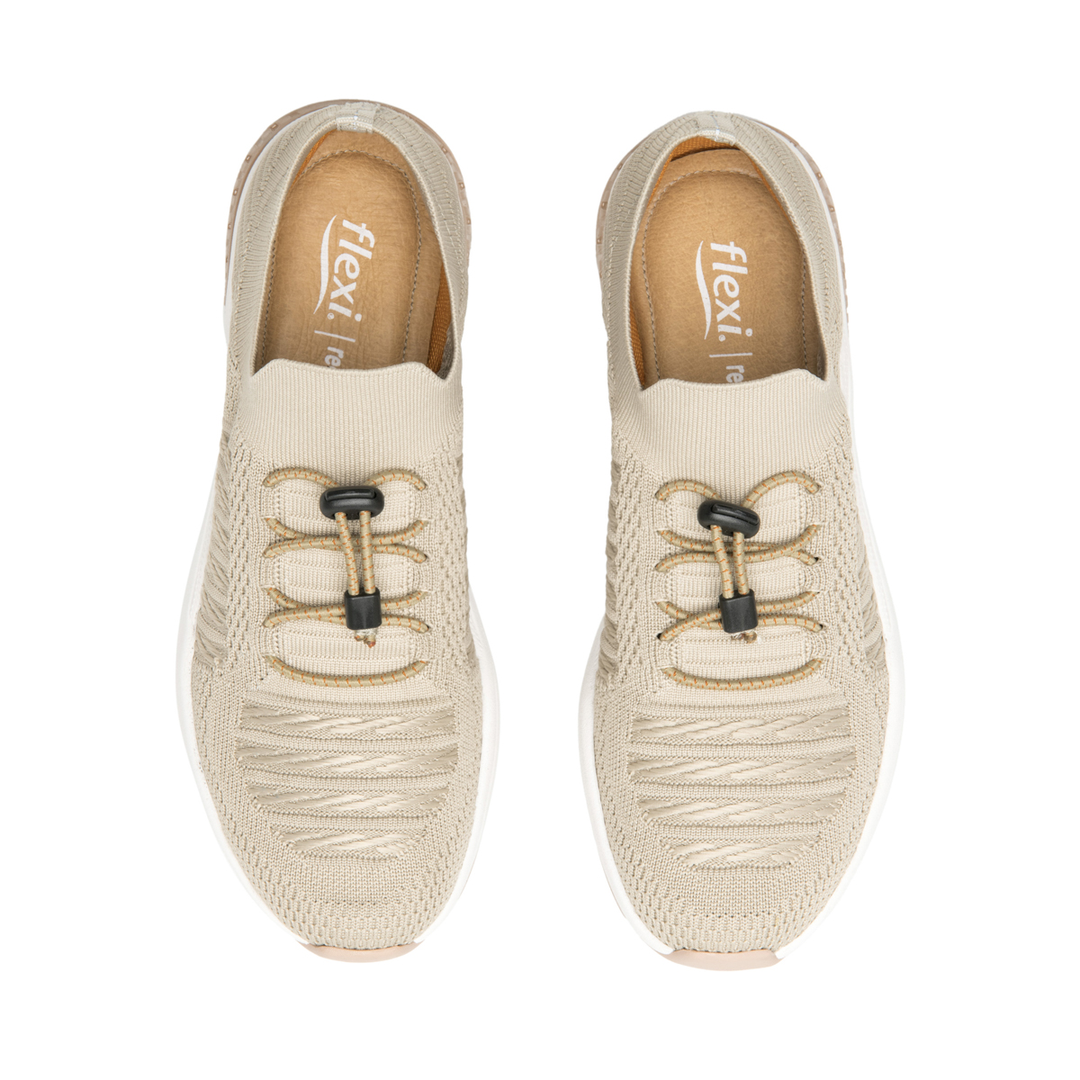 Women's Sneaker with Recovery Form Technology Style 105110 Beige