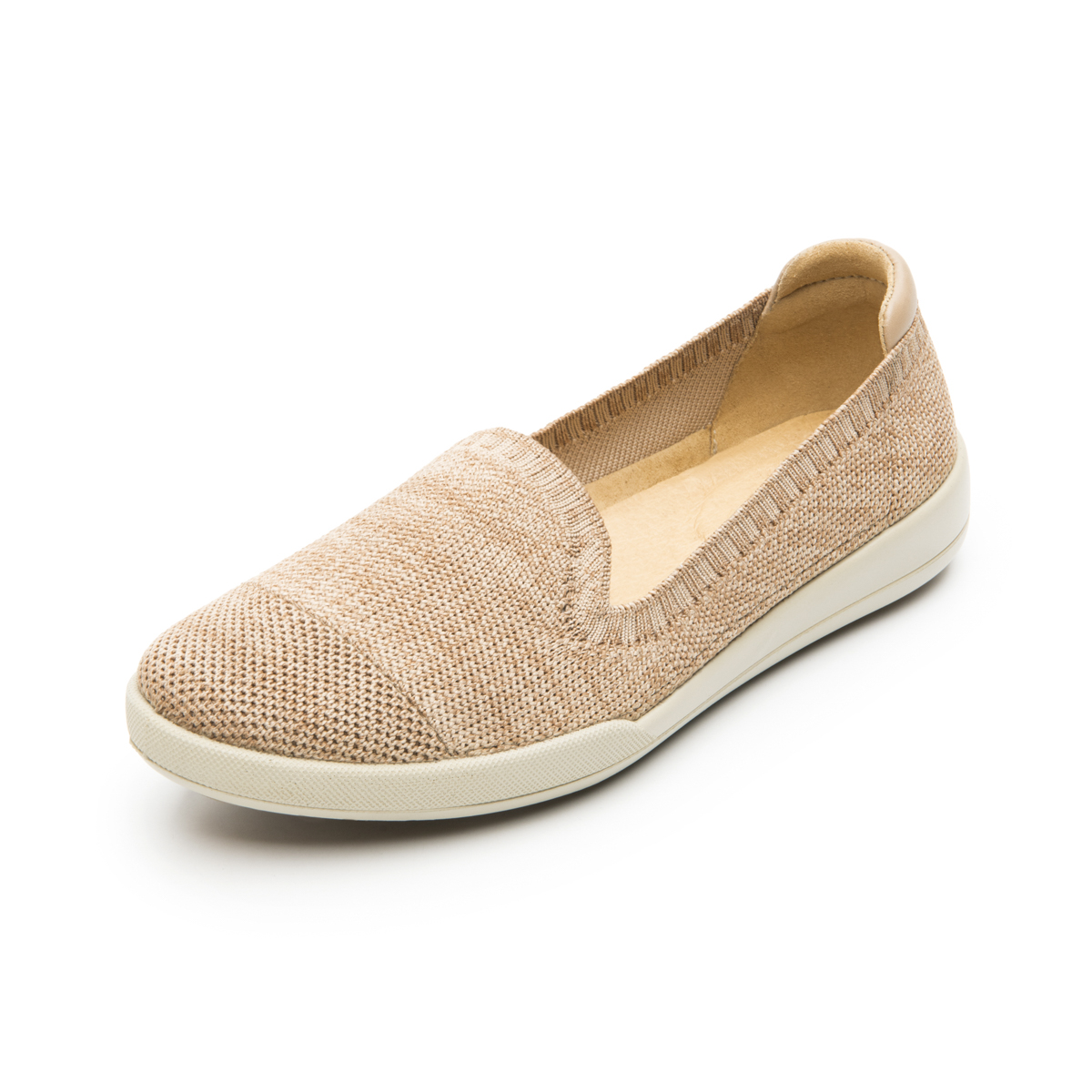 Women's Slip-On Shoe with Better Grip System Style 106306 Beige
