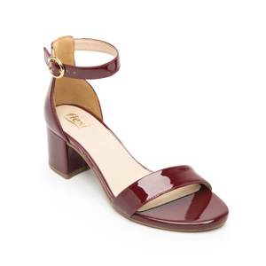 Women's Heeled Sandal Style 106411 Cherry
