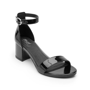Women's Heeled Sandal Style 106411 Black