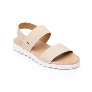 Women's Flexi Casual Sandal with Comfort Insole Style 107102 Beige