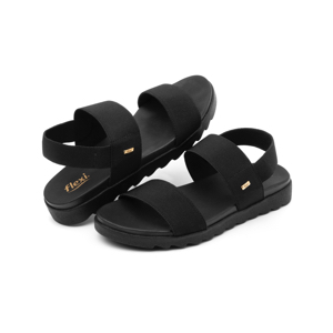 Women's Flexi Casual Sandal with Comfort Insole Style 107102 Black