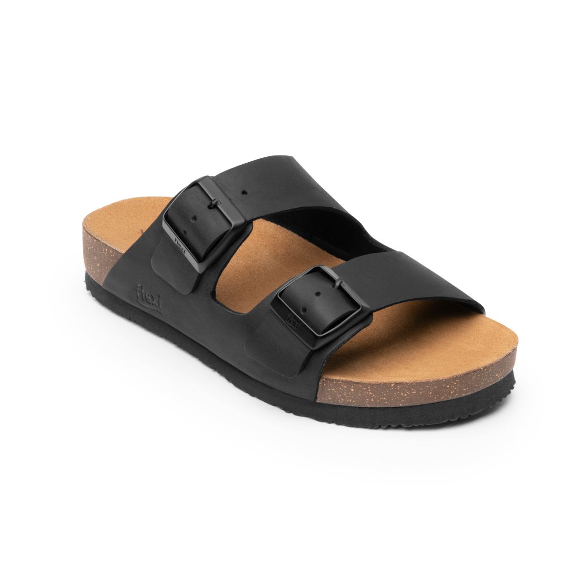 Sandalia Casual Flexi para Mujer con Plantilla Anatómica Estilo 107401 Negro