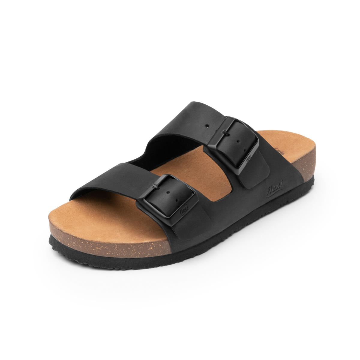 Sandalia Casual Flexi para Mujer con Plantilla Anatómica Estilo 107401 Negro