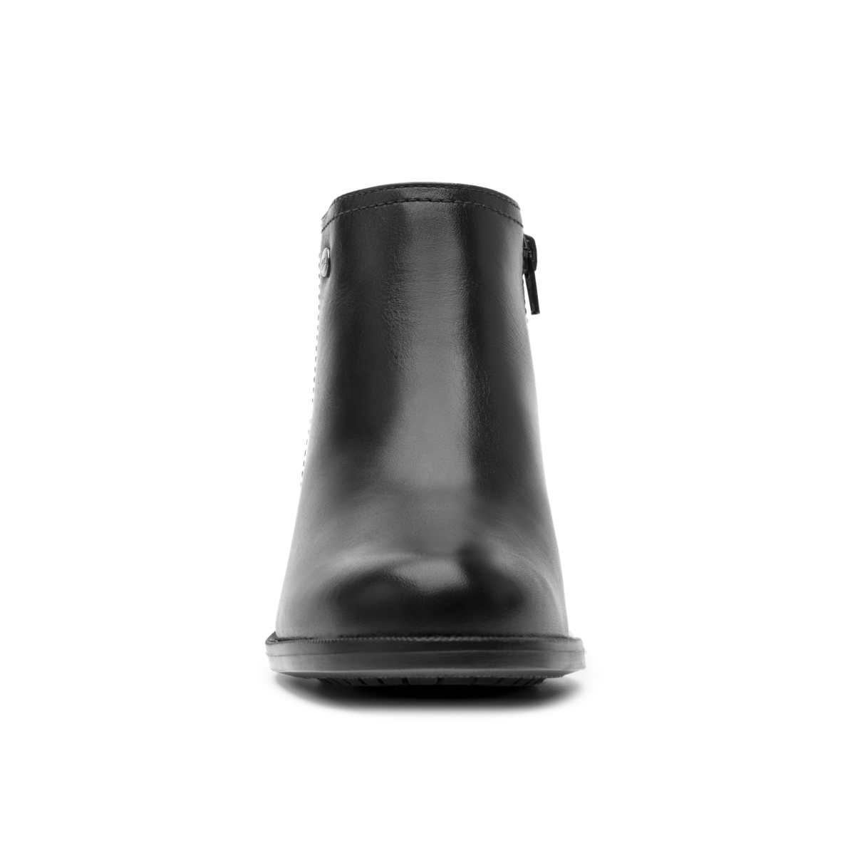Women's Heeled Bootie with Internal Zipper Style 109219 Black