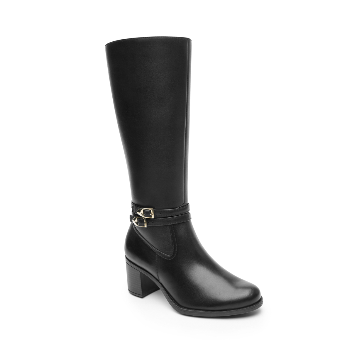 Women's High Boot with Internal Zipper Style 109221 Black
