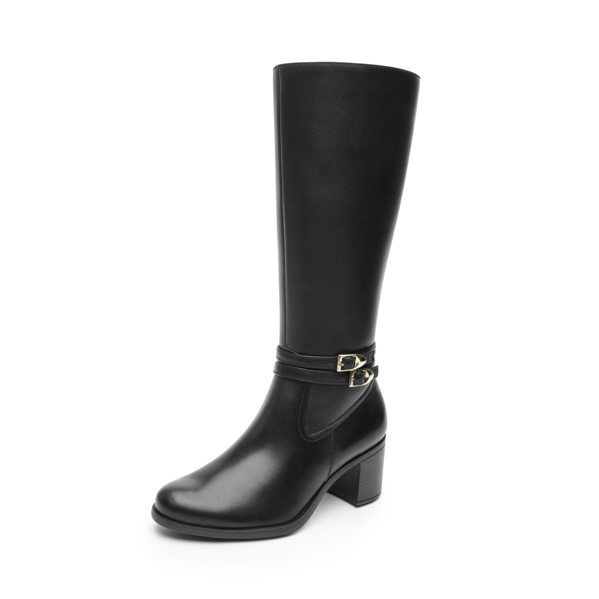 Women's High Boot with Internal Zipper Style 109221 Black