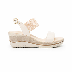 Women's Platform Sandal Style 113310 White