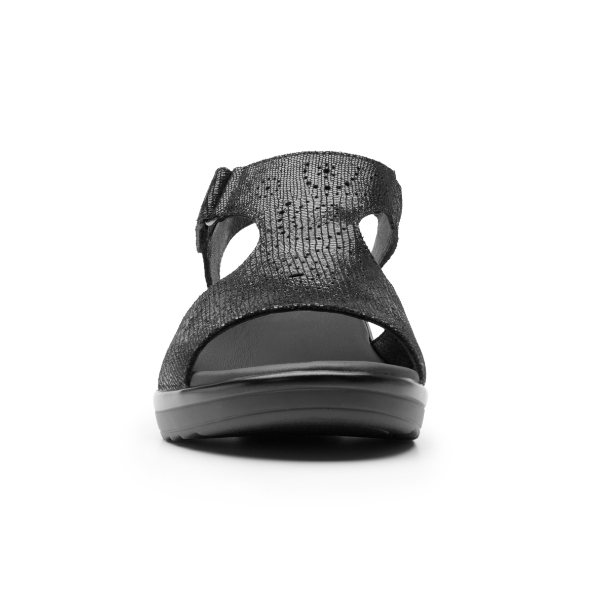 Women's Peep Toe Sandal Style 116013 Black