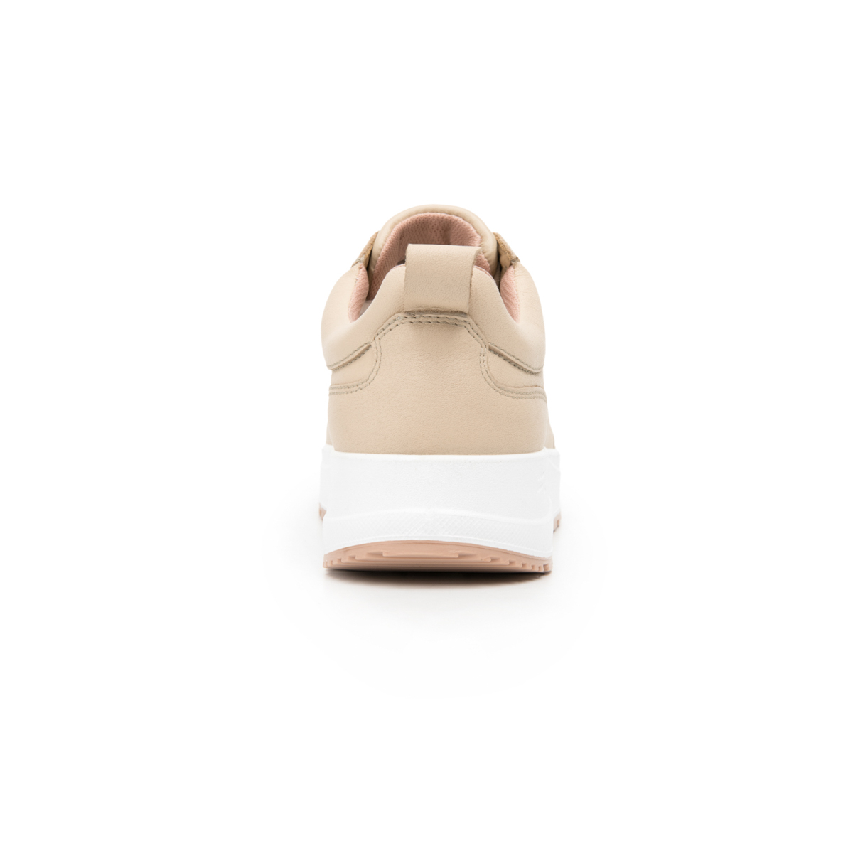 Sneaker Casual Agujetas Flexi para Mujer con Acabado Tamporeado Estilo 117205 Beige