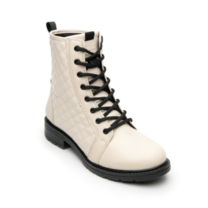 Women's Boot with Inner Zipper Style 119101 Cream