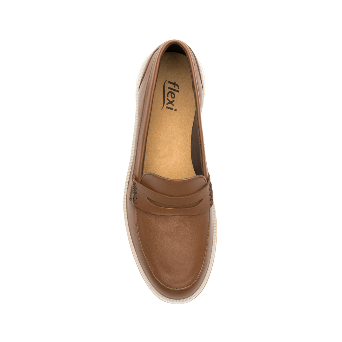 Mocasín Casual Flexi para Mujer Estilo 119303 Tan