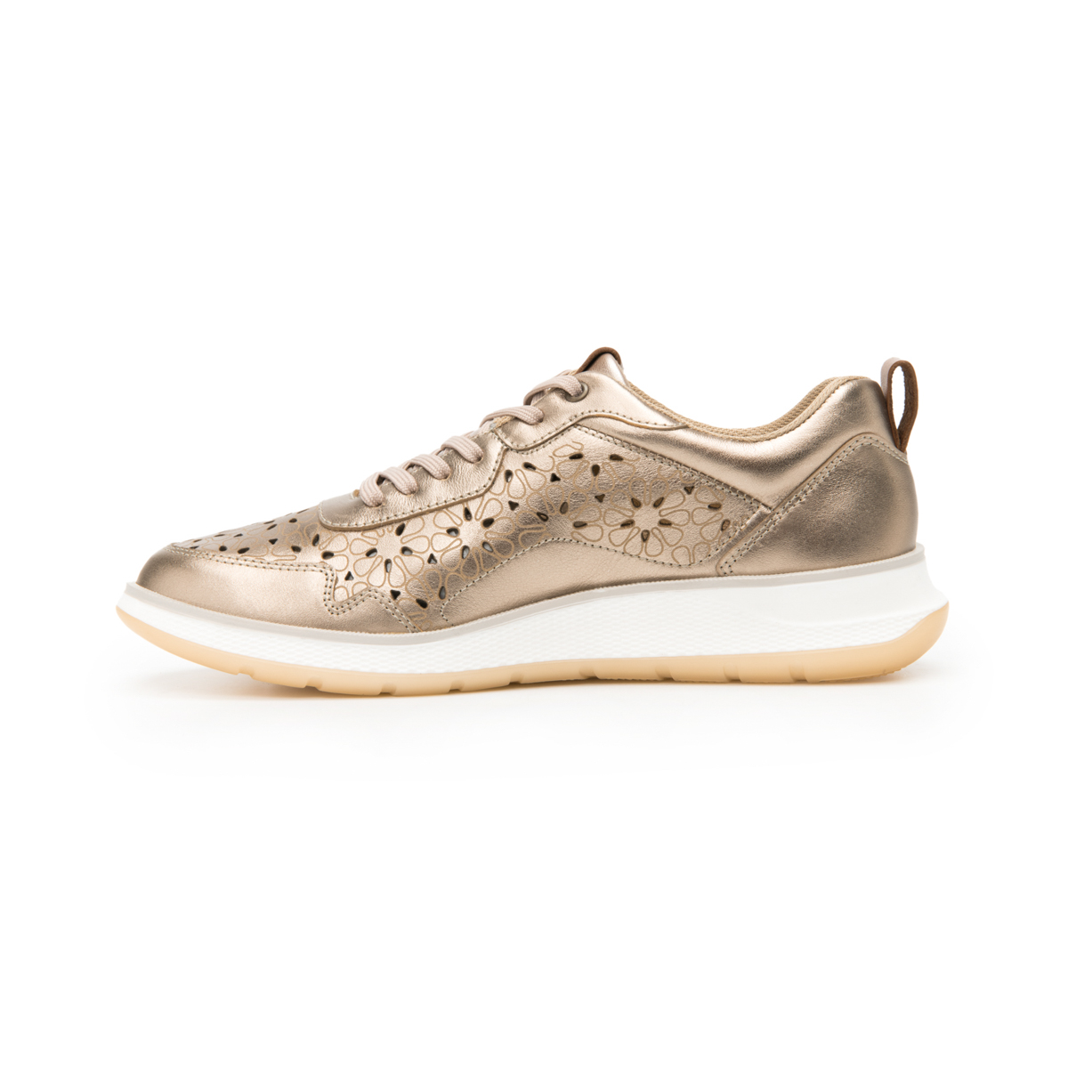 Oxford Casual De Agujetas Flexi para Mujer con Piel Extra Suave Estilo 119306 Bronce