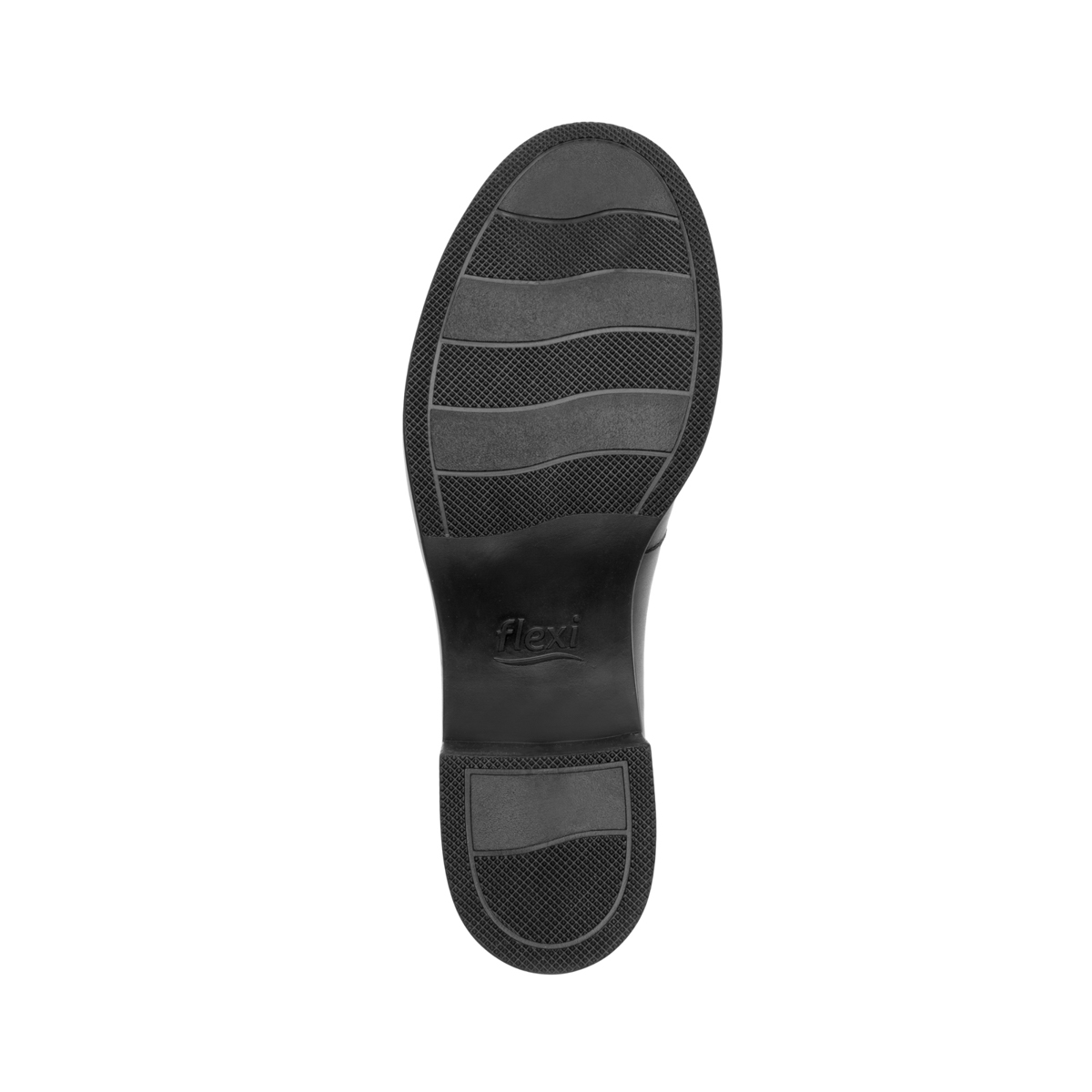 Mocasín Semivestir Con Hebilla Flexi para Mujer Estilo 119502 Negro