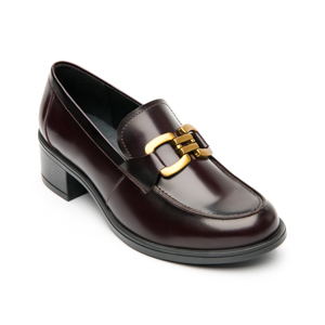Women's Dress Loafer with Buckle Style 119502 Wine