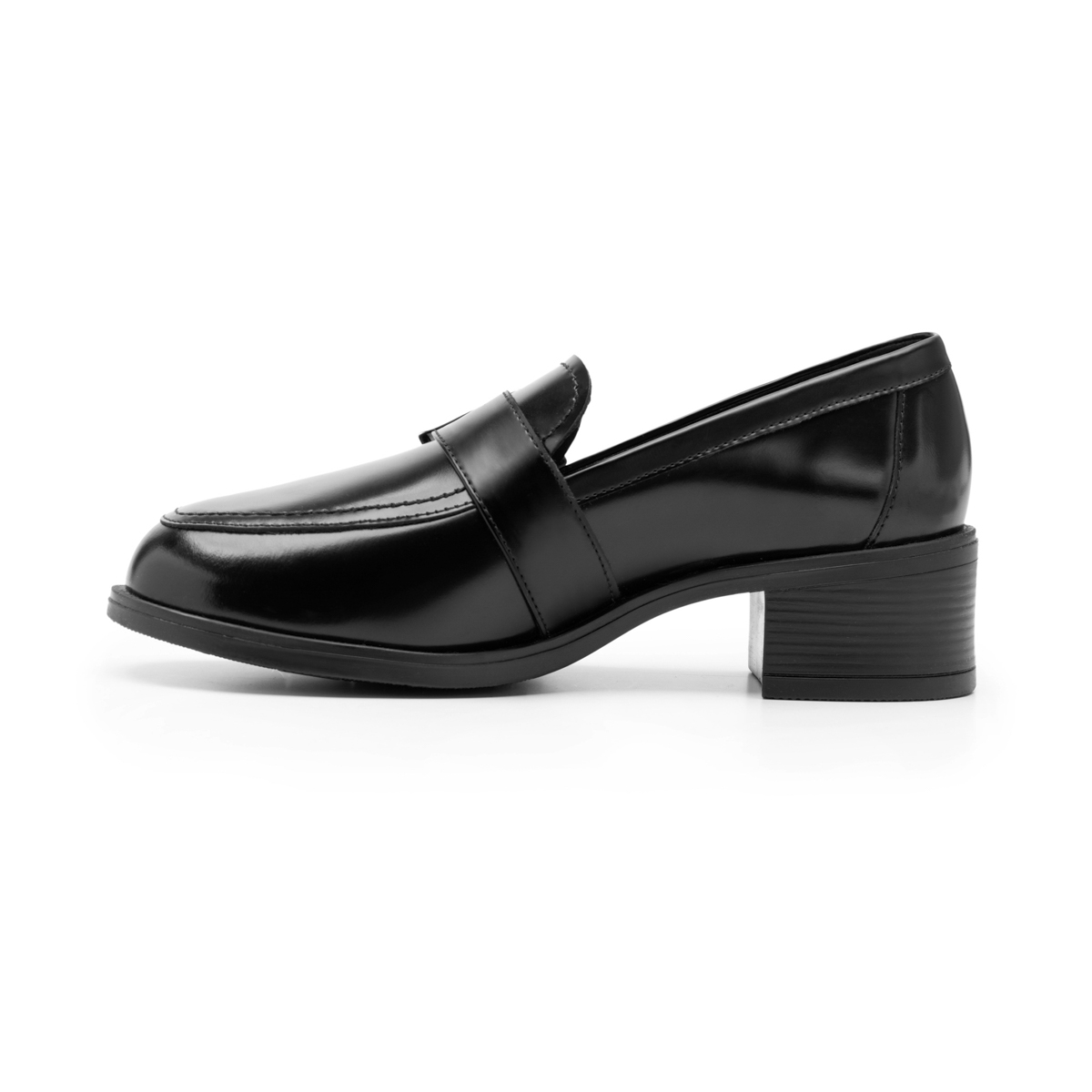 Mocasín De Tacón Flexi para Mujer Estilo 119507 Negro