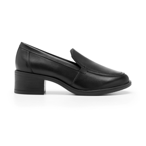 Women's Heeled Loafer Style 119509 Black
