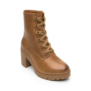 Women's Boot with Internal Zipper Style 119601 Tan