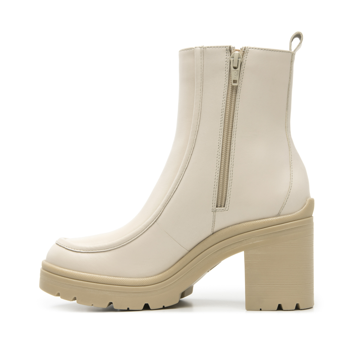 Women's Leather Dress Boot Style 119606 Beige