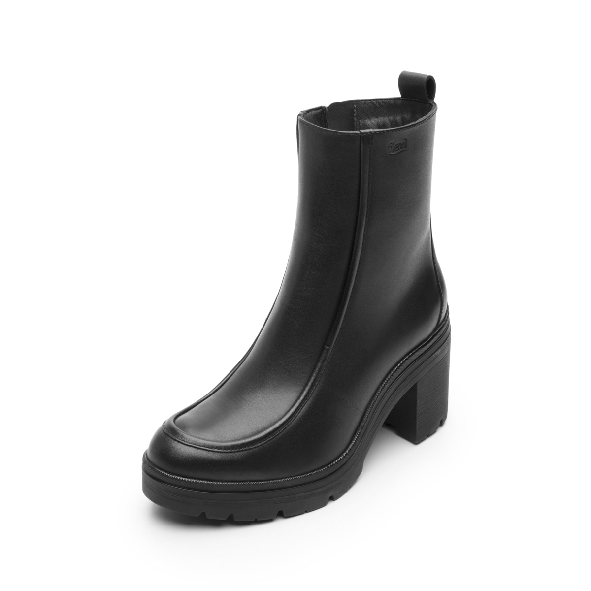 Women's Leather Dress Boot Style 119606 Black