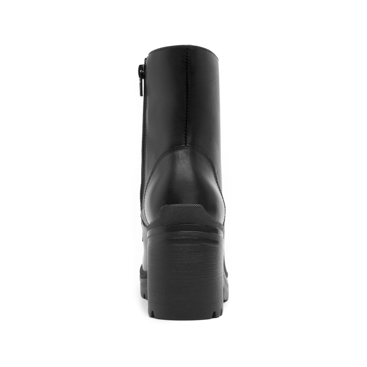 Bota Militar Flexi para Mujer con Cierre Interno Estilo 119607 Negro