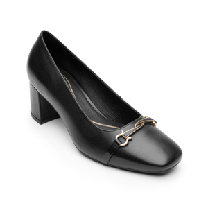 Women's Comfy Heel with Comfort Walk Technology Style 119701 Black