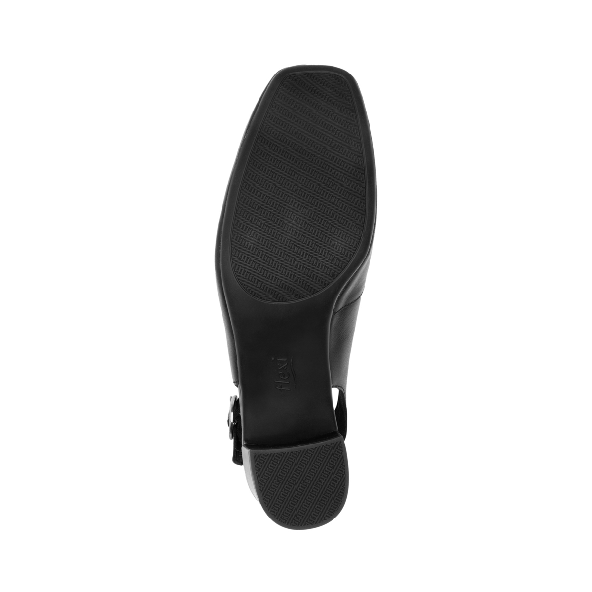Zapatilla Punta Cuadrada Flexi para Mujer con Comfort Walk Estilo 119704 Negro