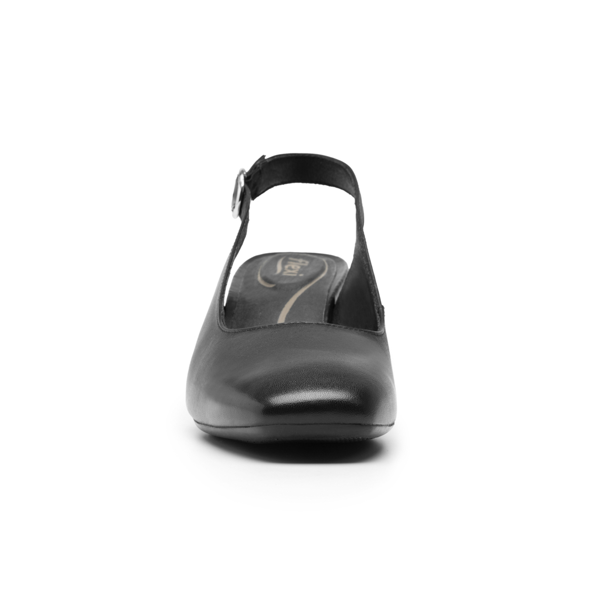 Zapatilla Punta Cuadrada Flexi para Mujer con Comfort Walk Estilo 119704 Negro