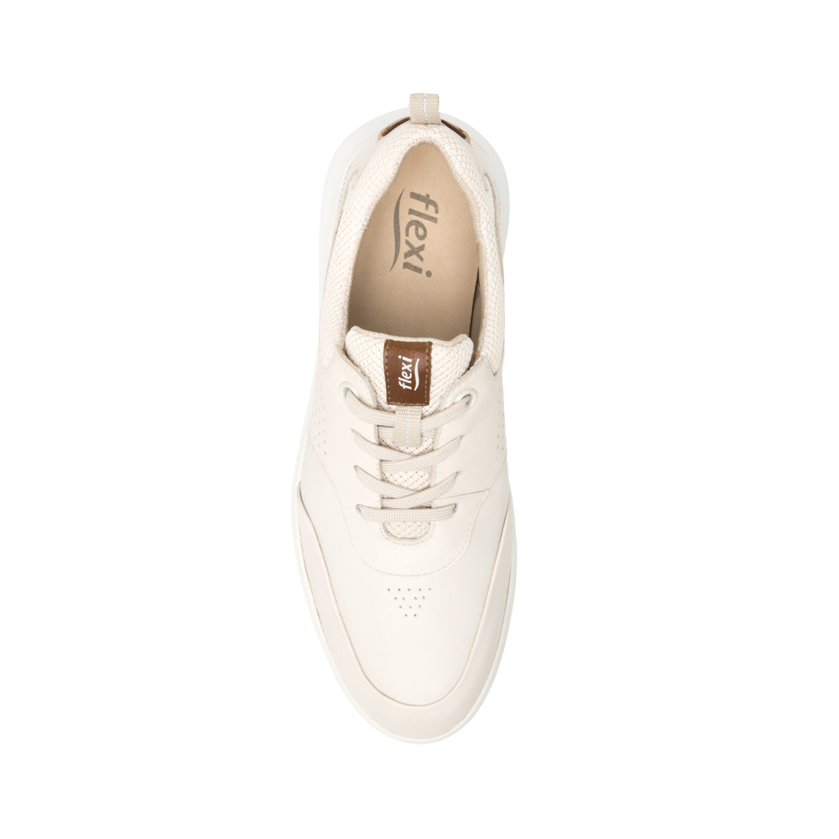 Women's Oxford Shoe with Extra Lightweight Sole Style 119803 Ivory