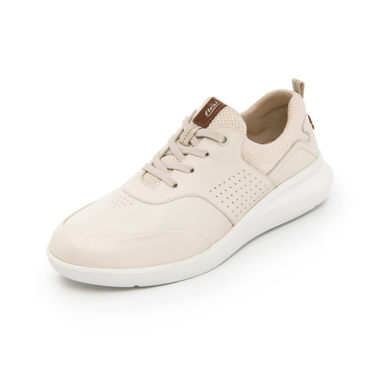 Women's Oxford Shoe with Extra Lightweight Sole Style 119803 Ivory