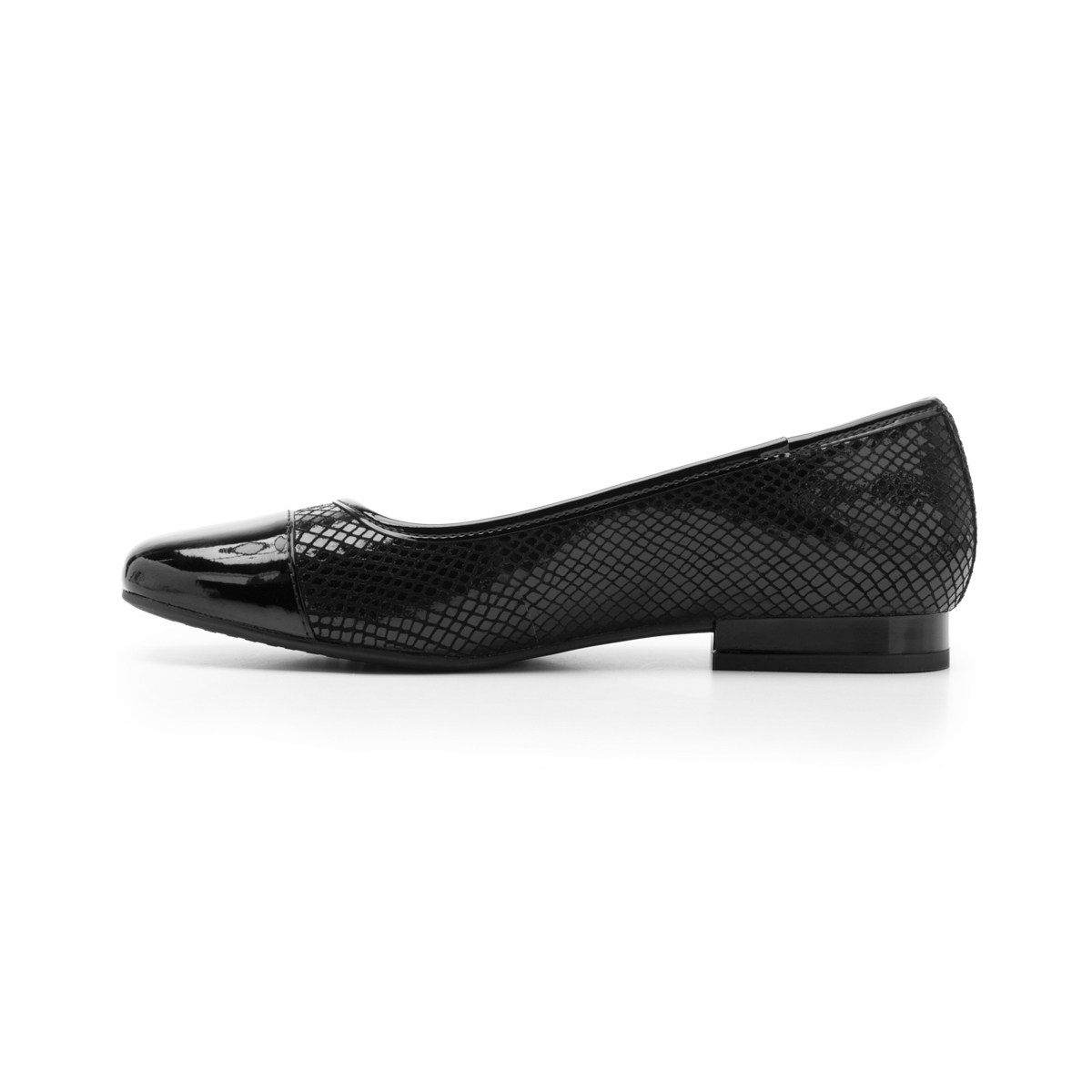 Balerina Flexi para Mujer con Plantilla Comfort Pad Estilo 119903 Negro