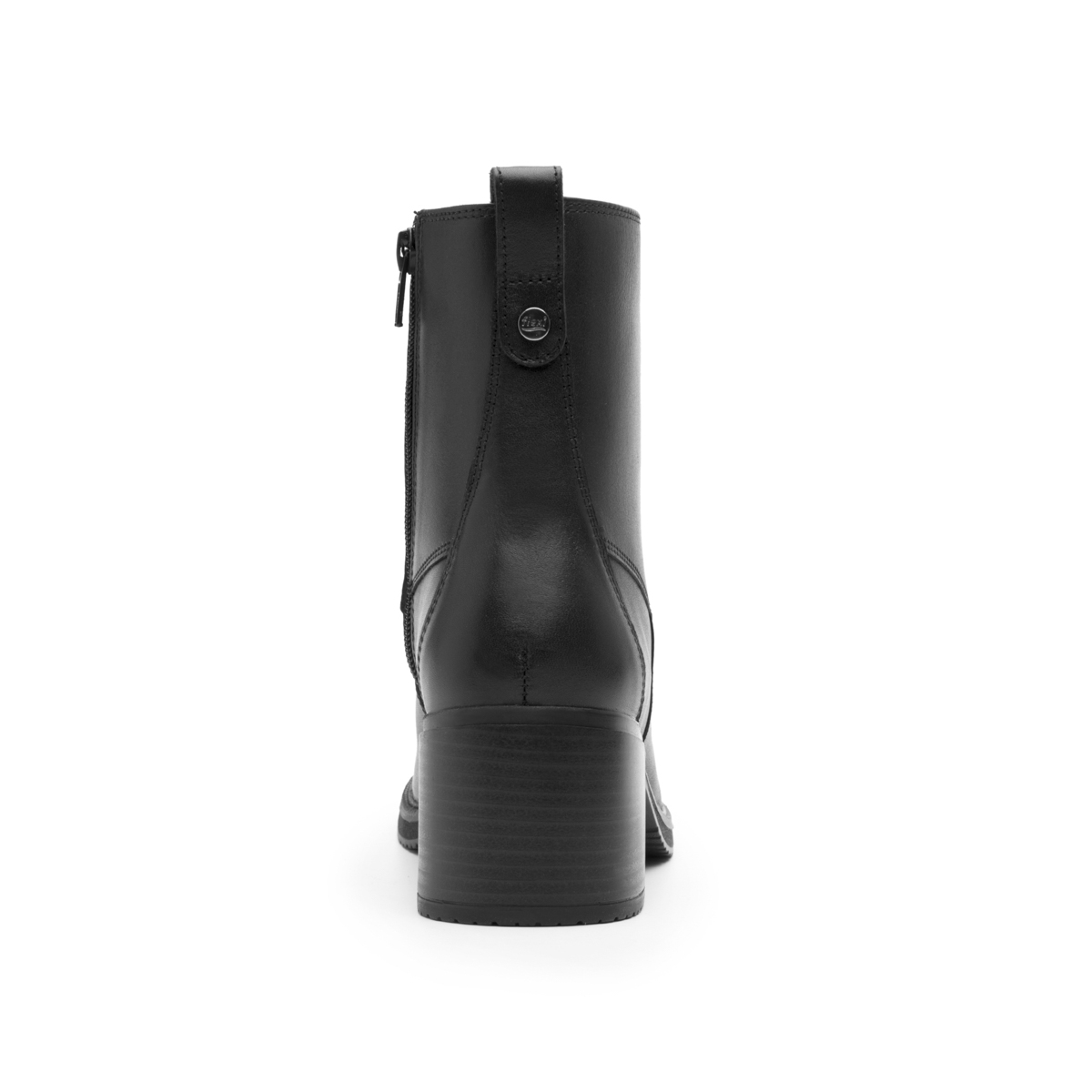 Women's Military Boot with Internal Zipper Style 120504 Black