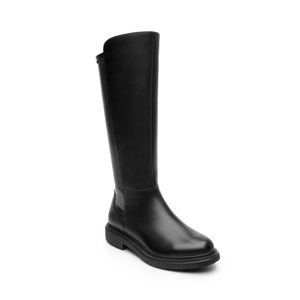 Women's Boot with Inner Zipper Style 121004 Black