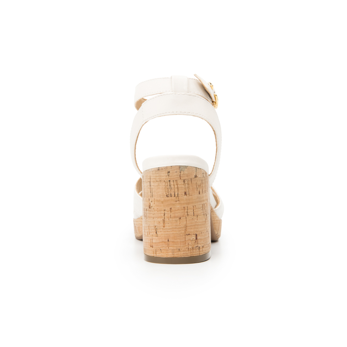 Women's Heeled Sandal with Comfort Walk Technology Style 123001 White