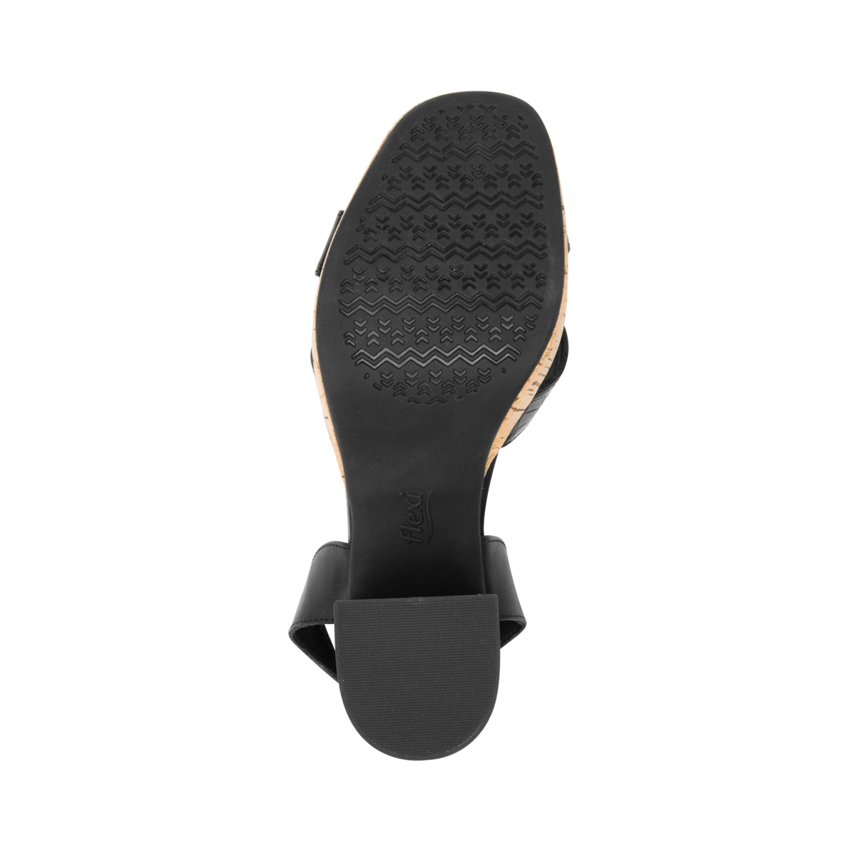 Women's Heeled Sandal with Comfort Walk Technology Style 123001 Black