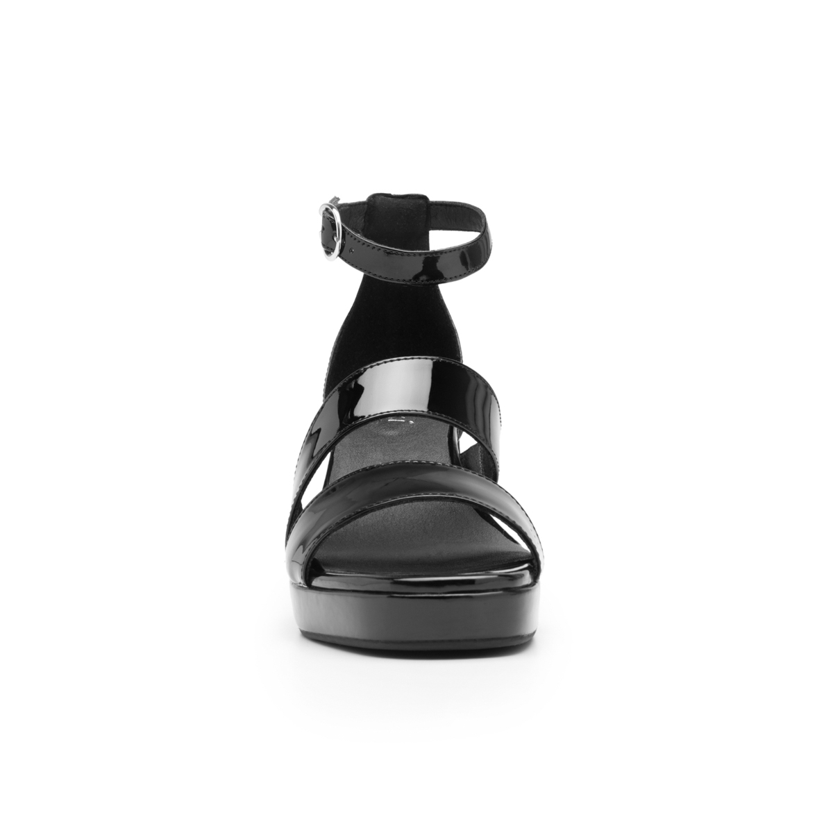 Women's Heeled Sandal with Comfort Walk Technology Style 123004 Black
